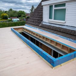 ADN Roof Flat construction, Crawley